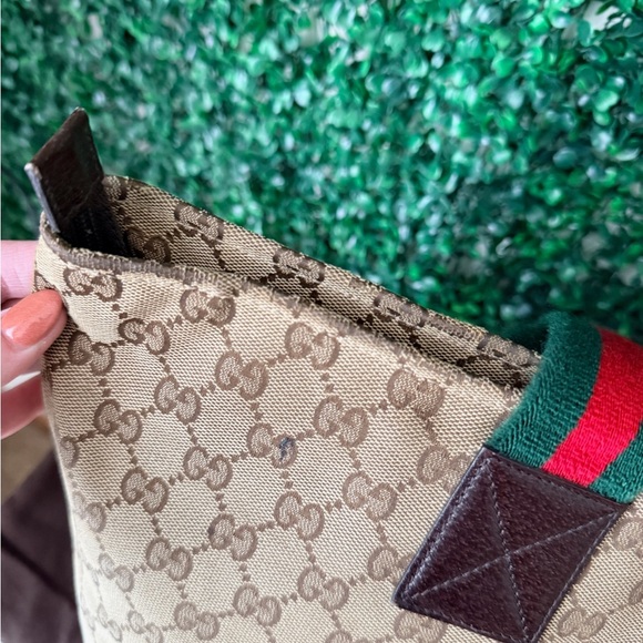 Gucci Monogram Beige and Brown Tote Bag or Diaper Bag Authentic - Picture 6 of 10